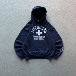 Vintage Y2K Santa Monica Lifeguard Hoodie